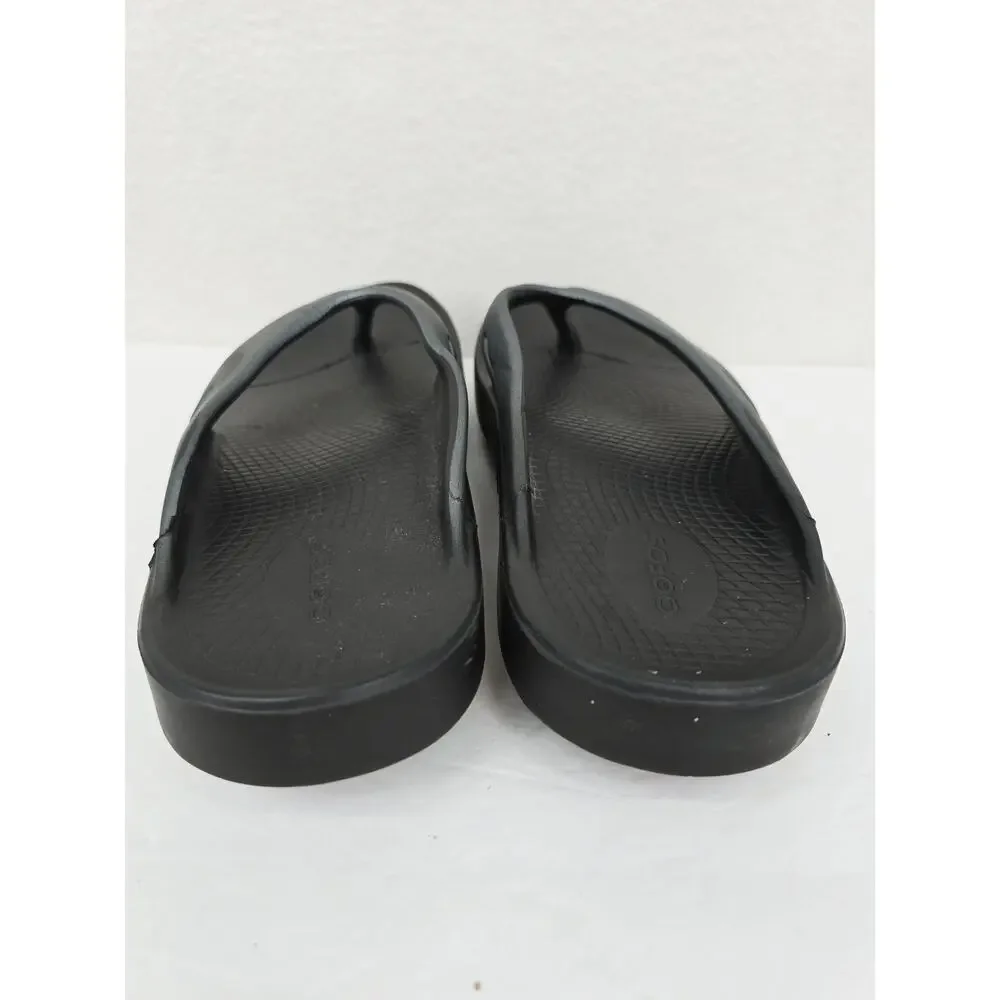 OOFOS Ooriginal Unisex Recovery Flip-Flops Thong Sandals Black M9 W11